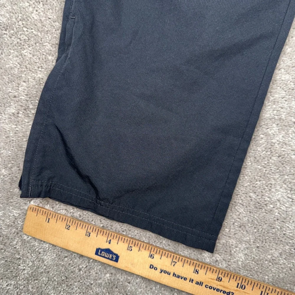 Under Armour Men's M Black Track Pants Elastic Waist Drawstring Ankle Zip